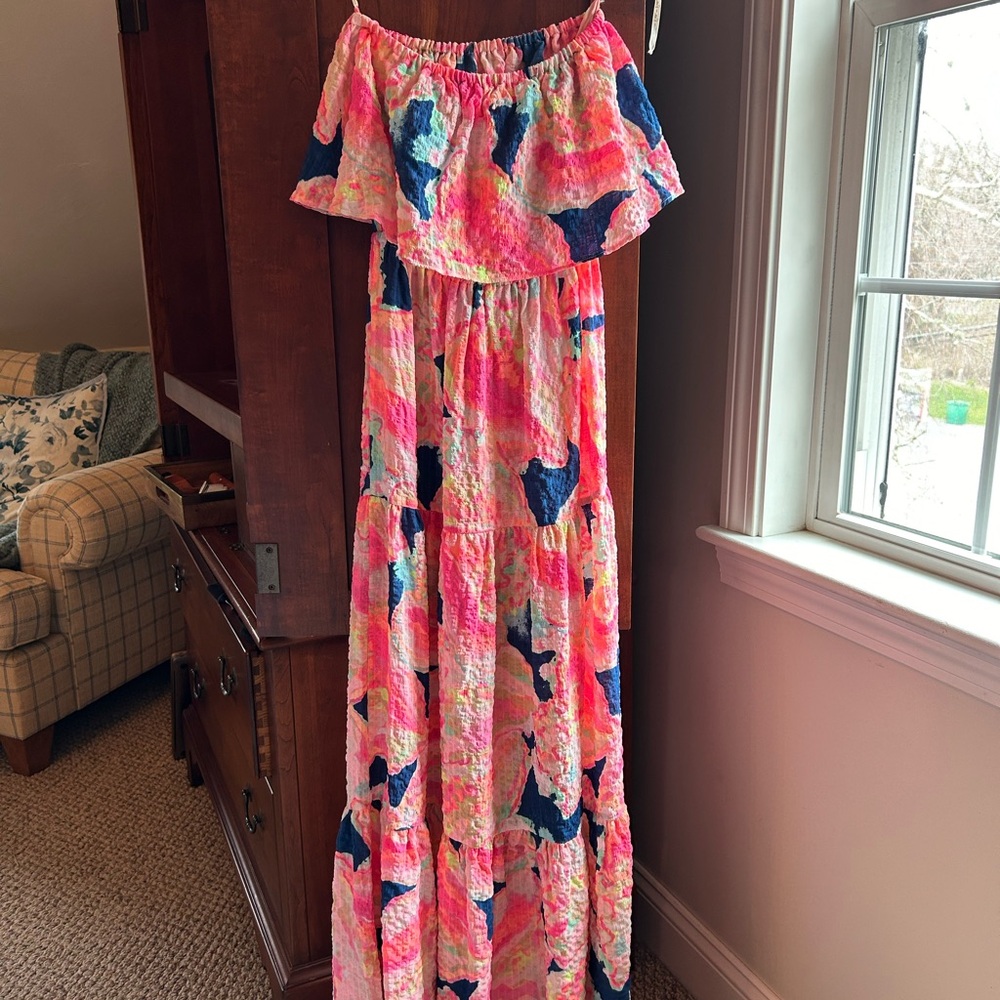 Lilly Pulitzer strapless dress